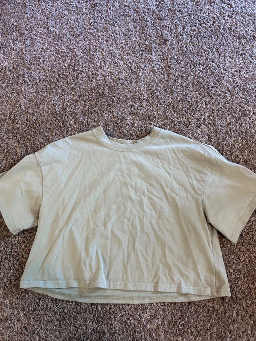 Light Green Crop Top